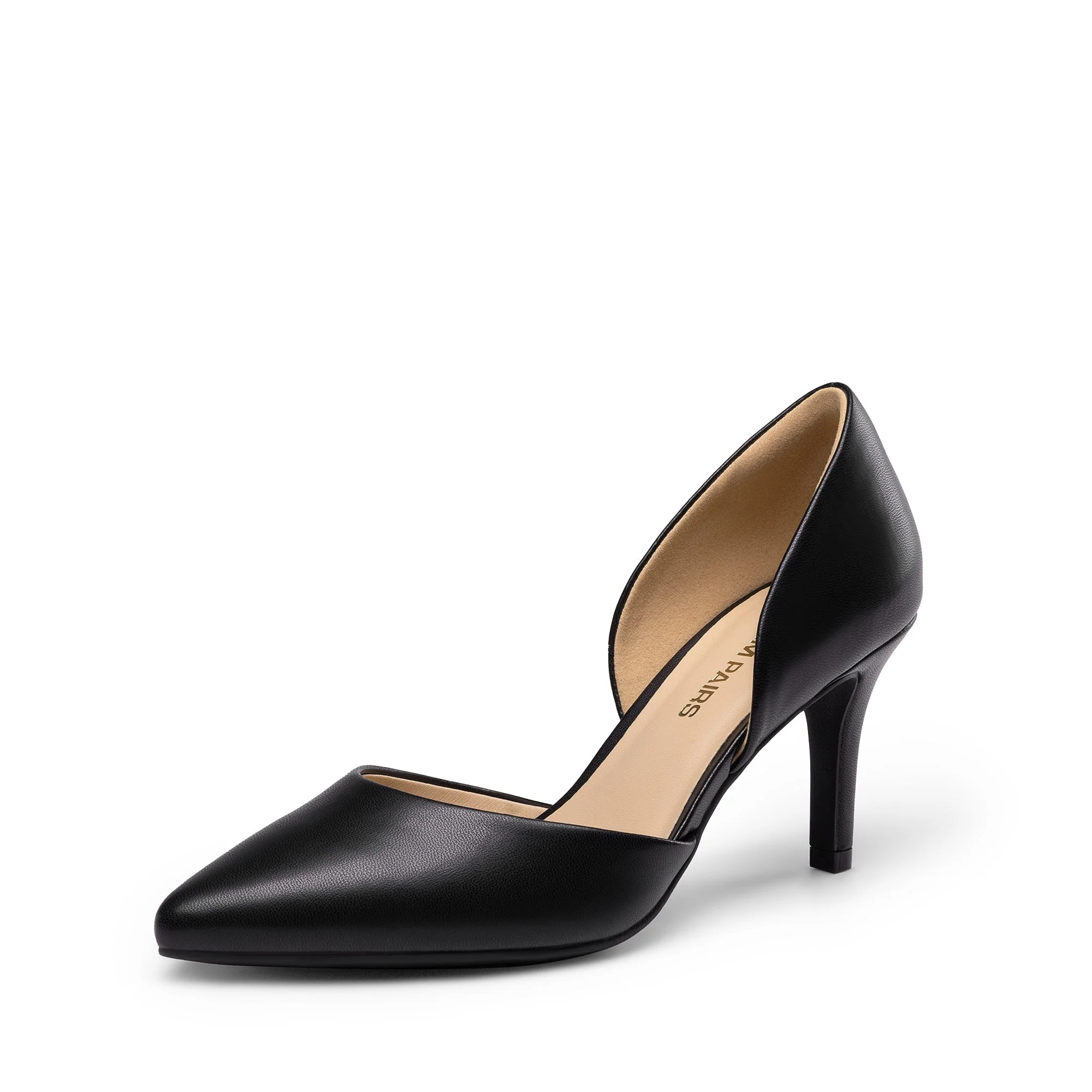 Women’s Sophisticated V-Cut Mid Heel Pumps - Image 6