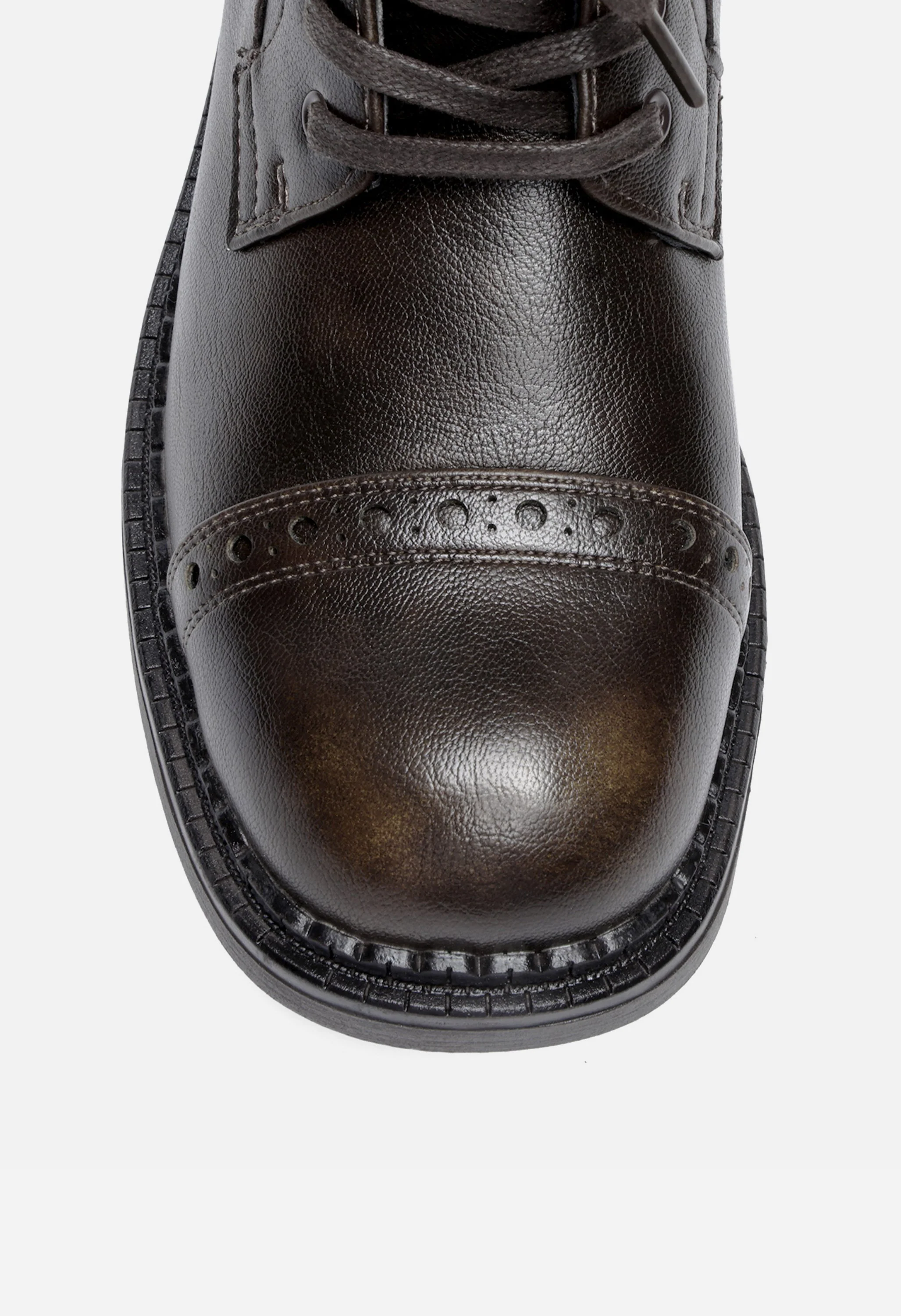 Women's Square-Toe Block Heel Boots - Image 5