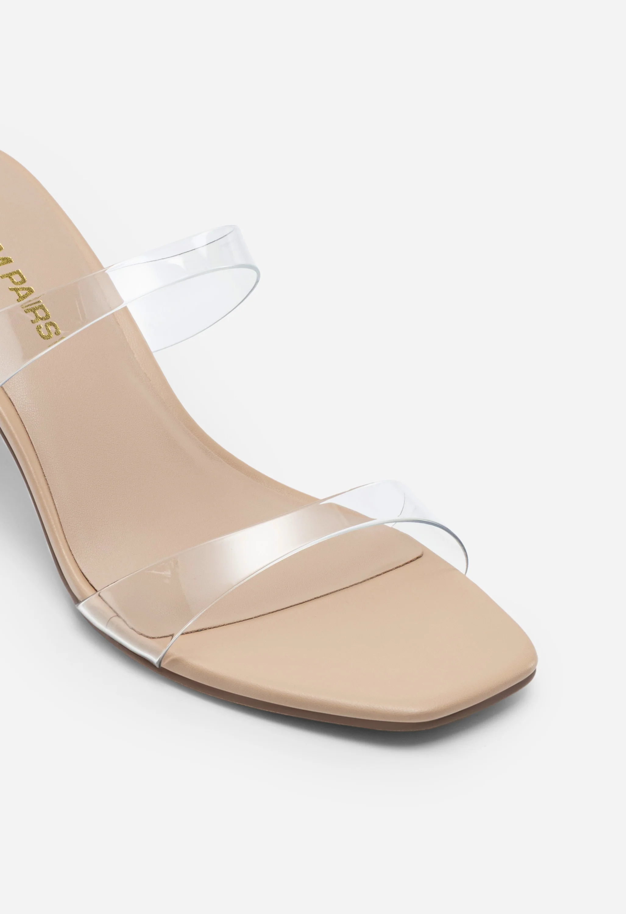Square-Toe Double-Strap Kitten Heels - Image 5