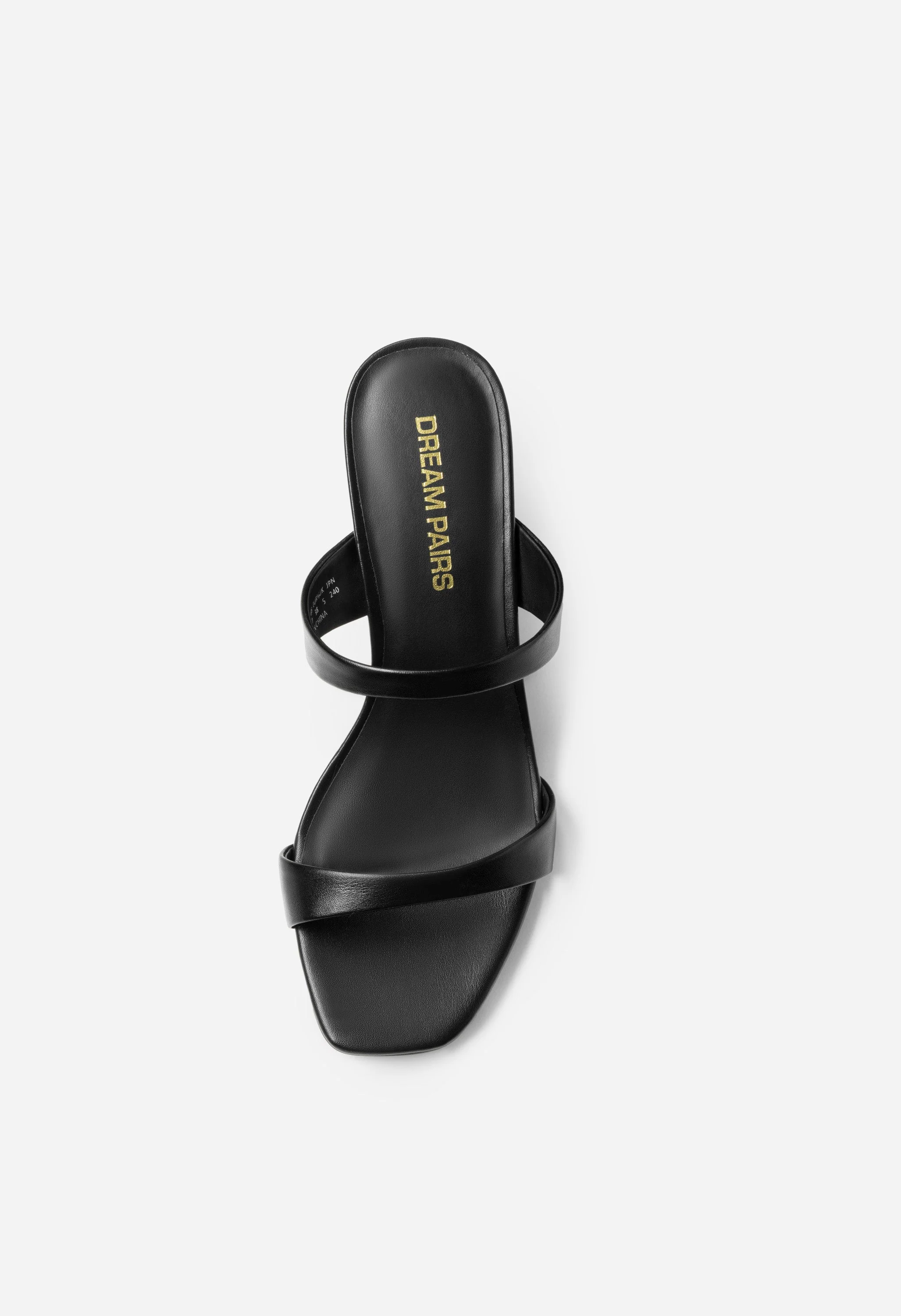Square-Toe Double-Strap Kitten Heels - Image 7