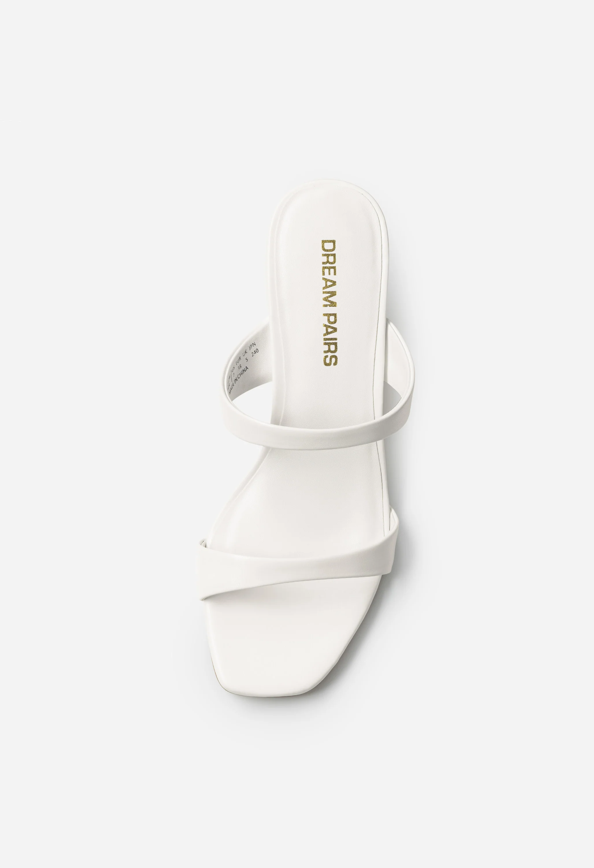 Square-Toe Double-Strap Kitten Heels - Image 7