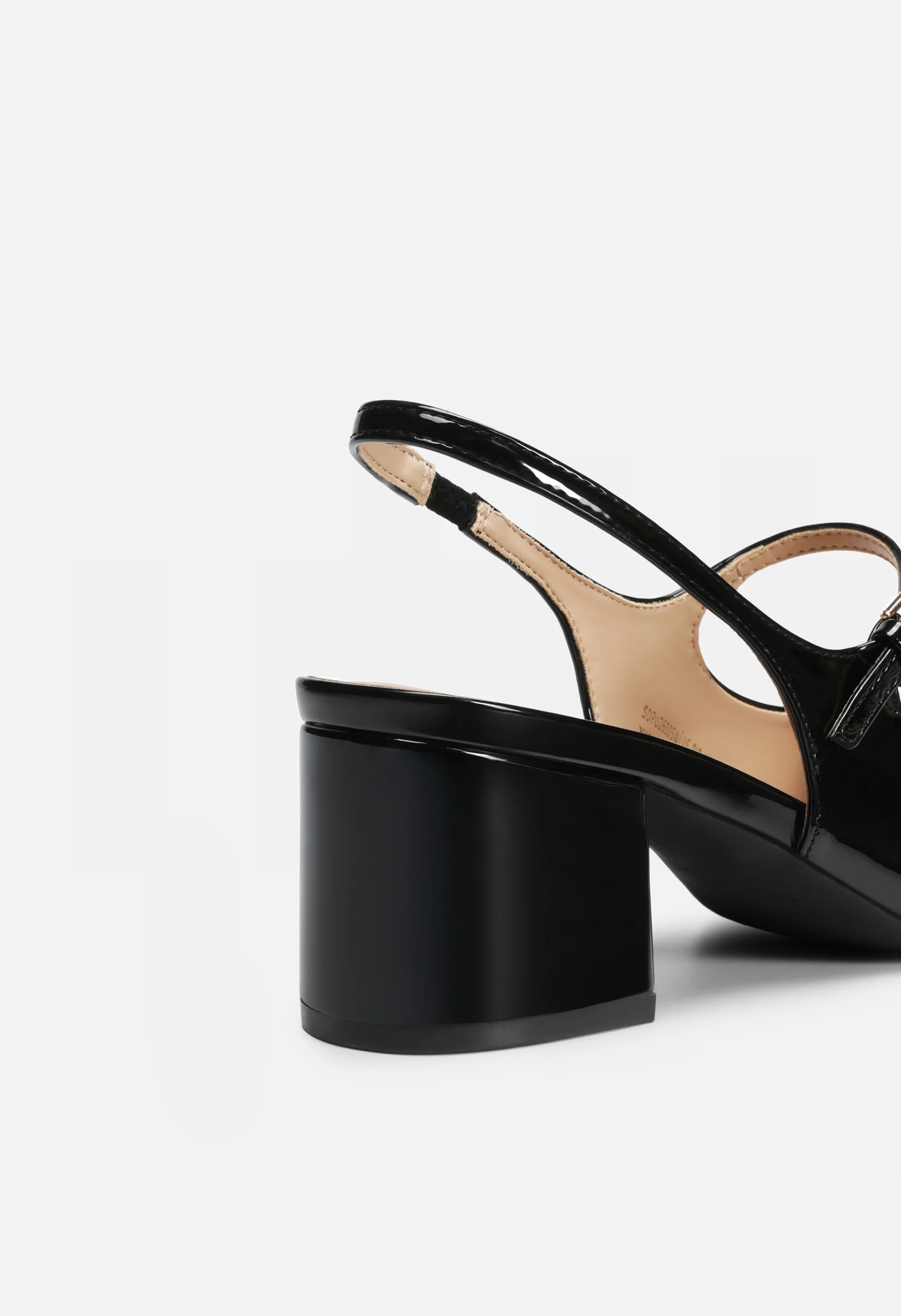 Women’s Square-Toe Slingback Mary Jane Heels - Image 4