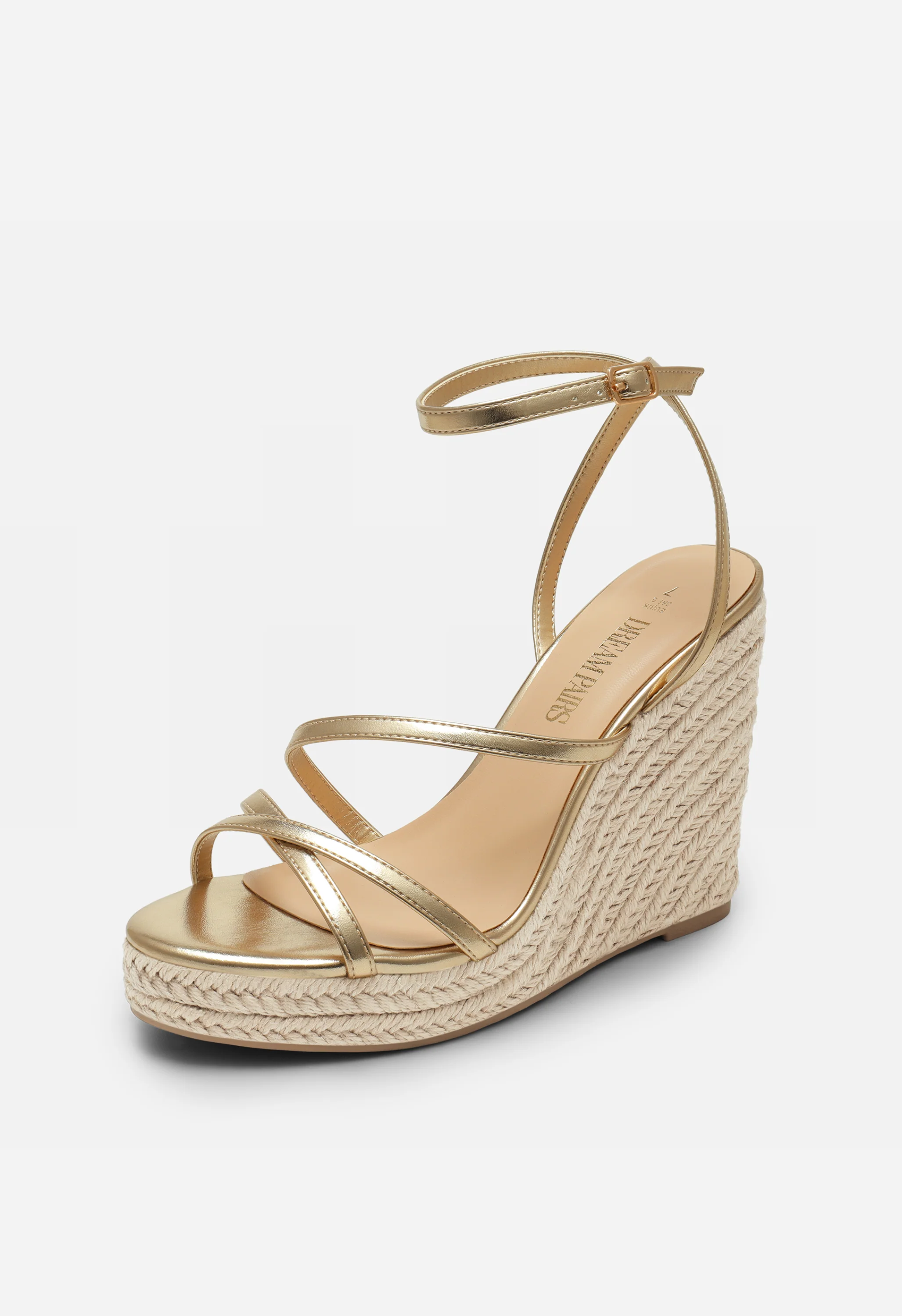 Women's Strappy Espadrille Platform Wedge Sandals