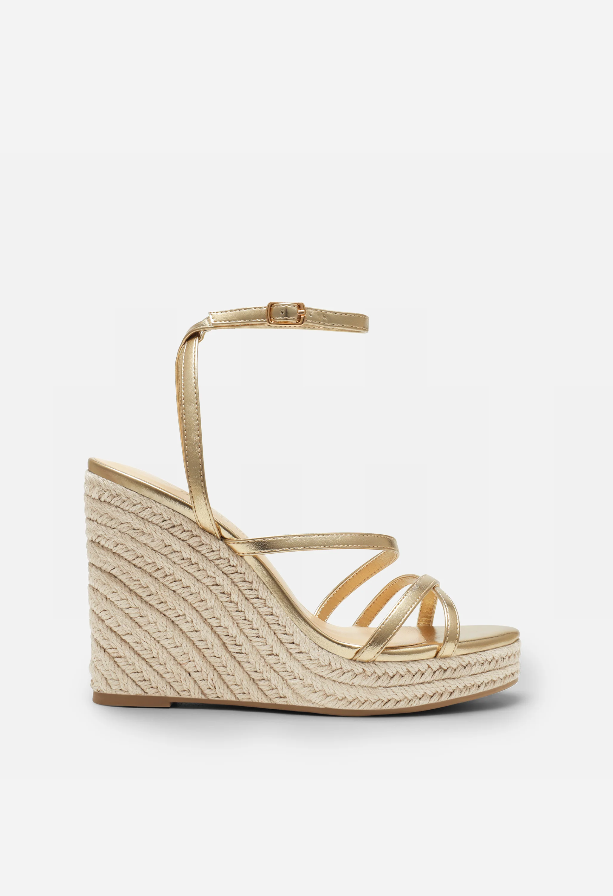Women's Strappy Espadrille Platform Wedge Sandals - Image 4