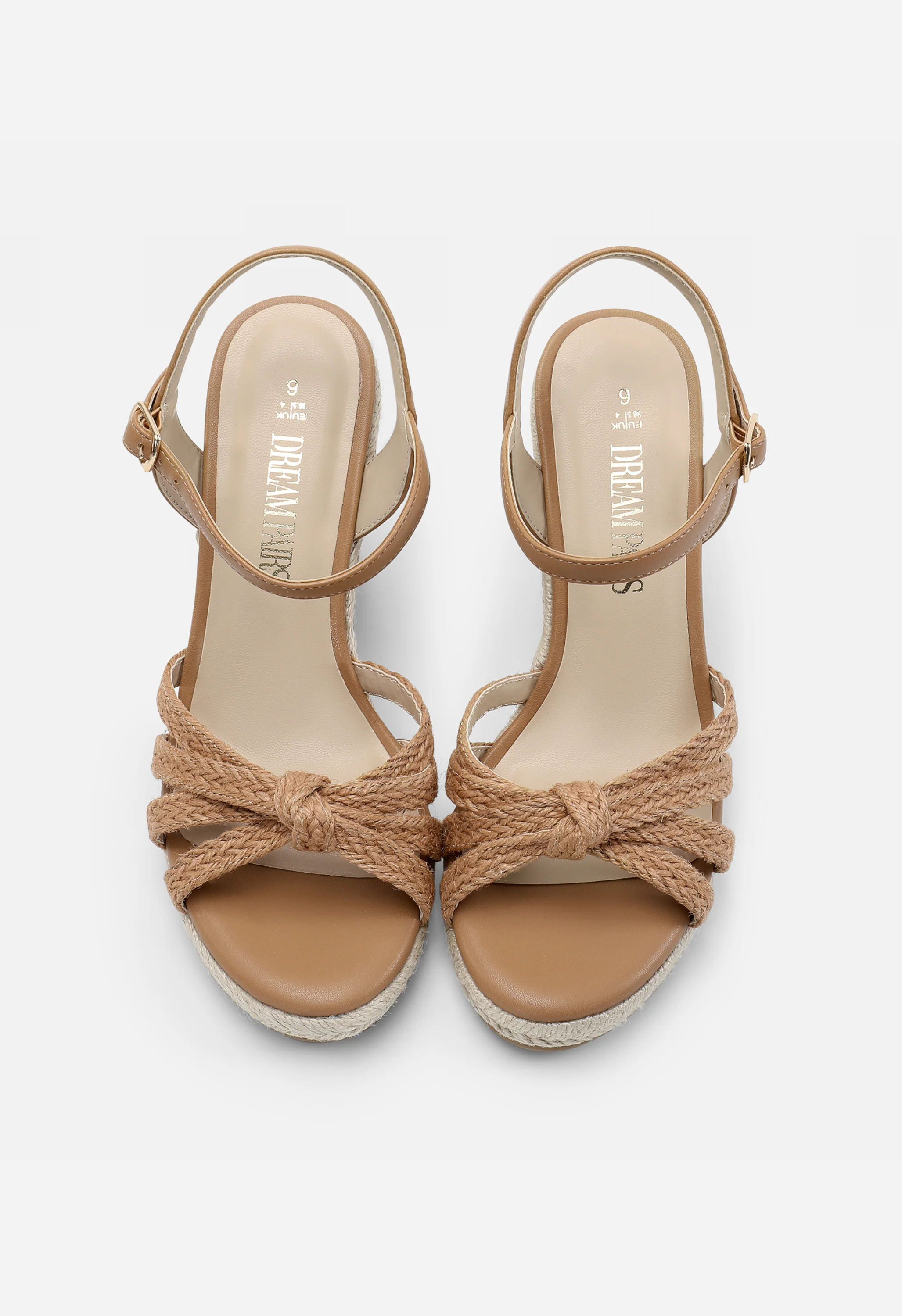 Women's Strappy Espadrille Platform Wedge Sandals - Image 4