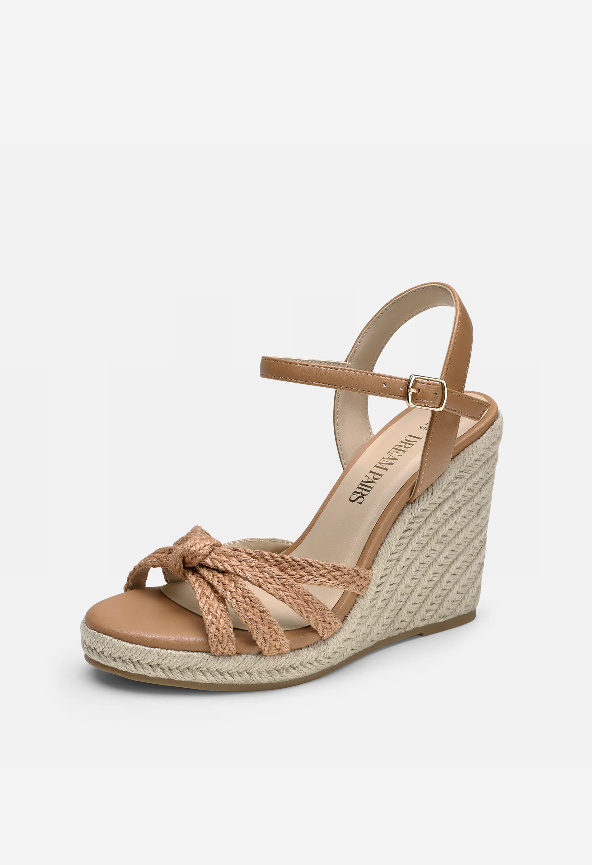 Women's Strappy Espadrille Platform Wedge Sandals - Image 8