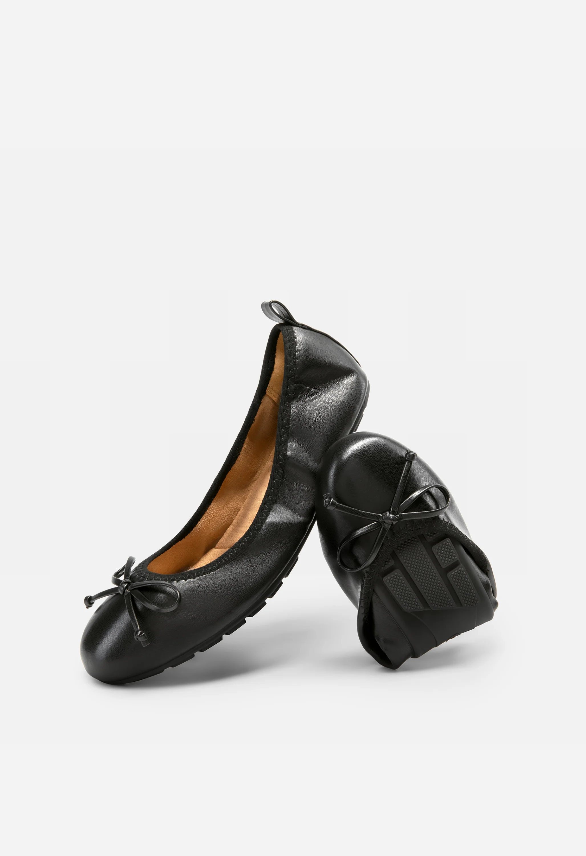 Women's Wide Foldable Ballet Flats - Image 3