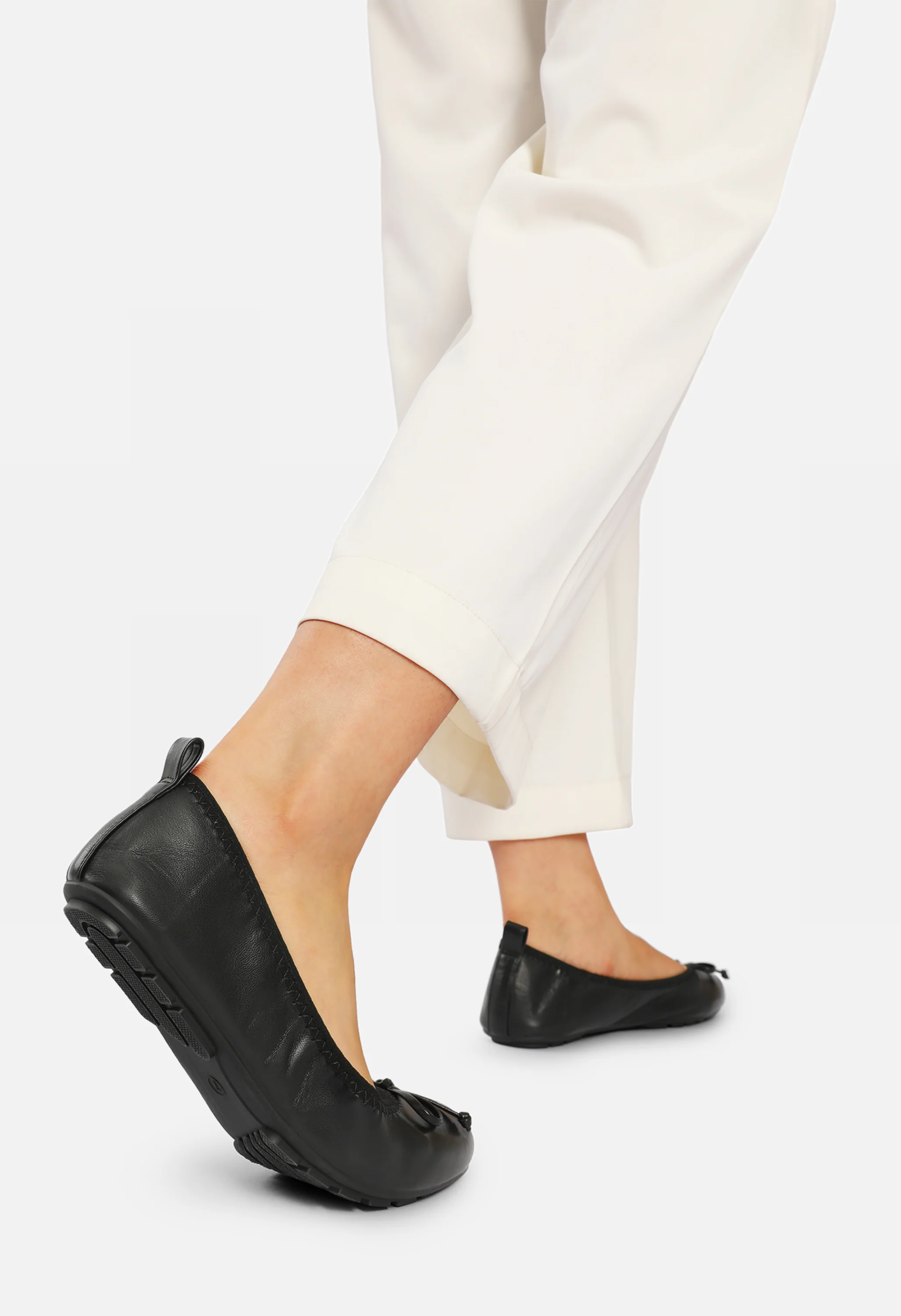 Women's Wide Foldable Ballet Flats - Image 7