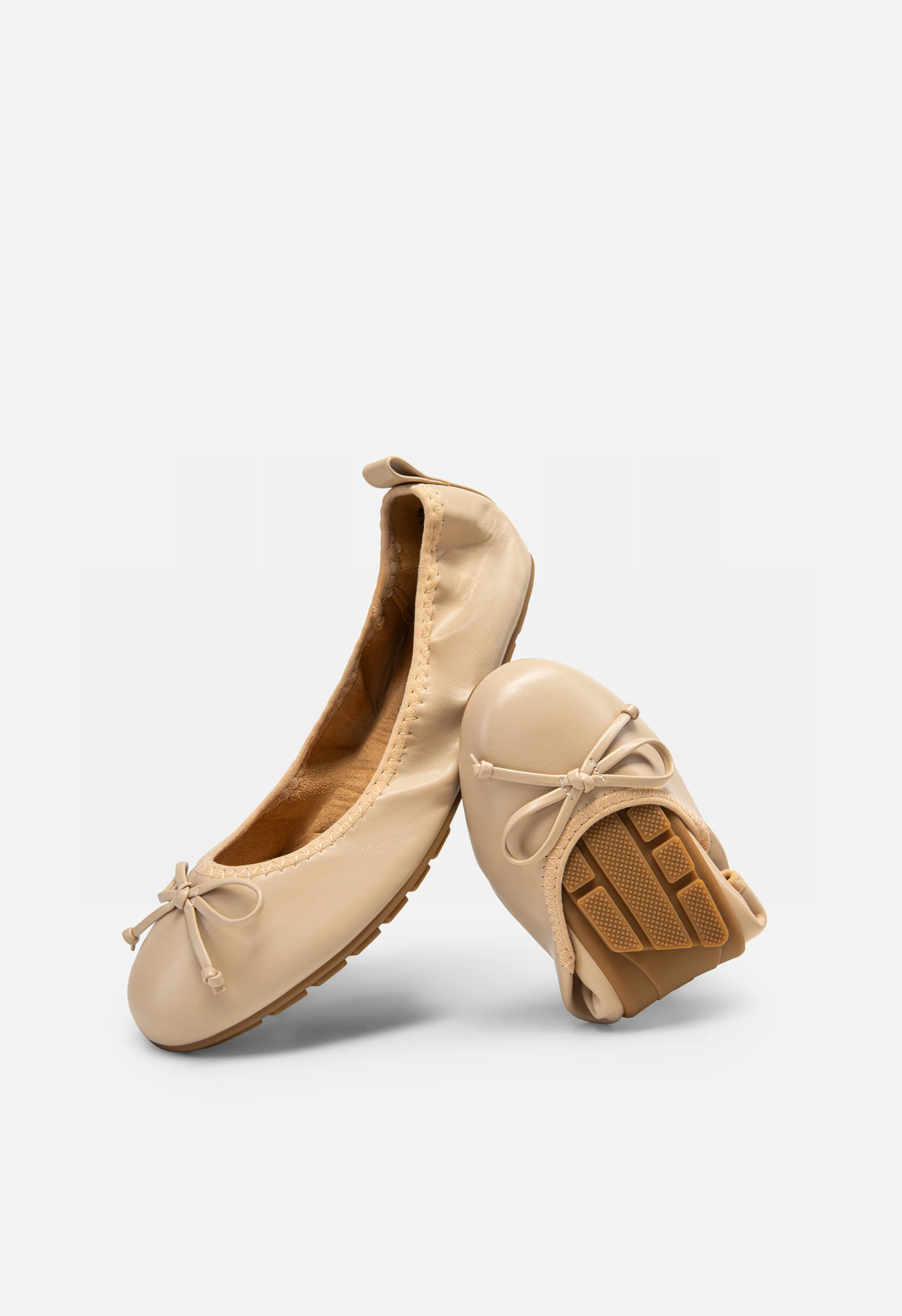 Women's Wide Foldable Ballet Flats - Image 3