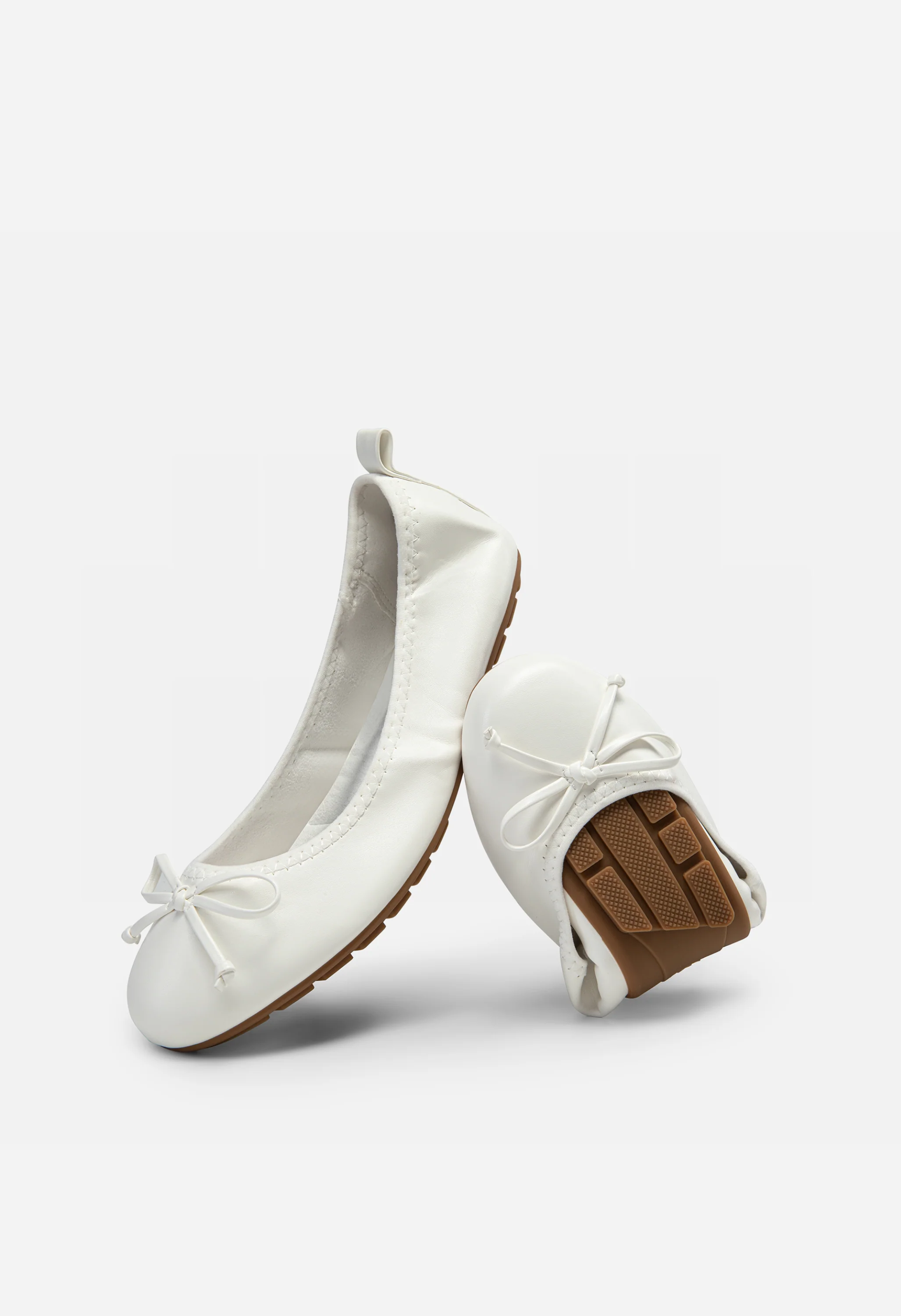 Women's Wide Foldable Ballet Flats - Image 3