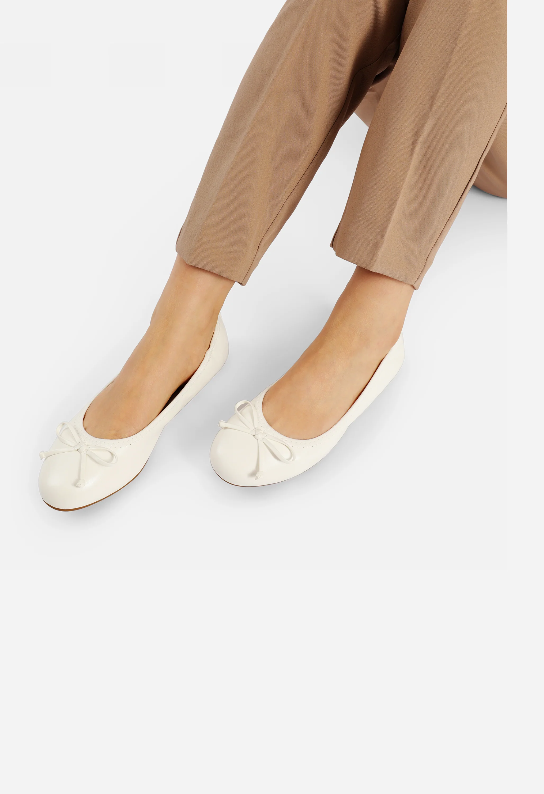 Women's Wide Foldable Ballet Flats - Image 5