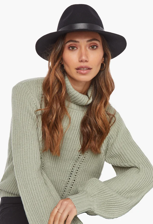 Wool Fedora With Ring - Image 2