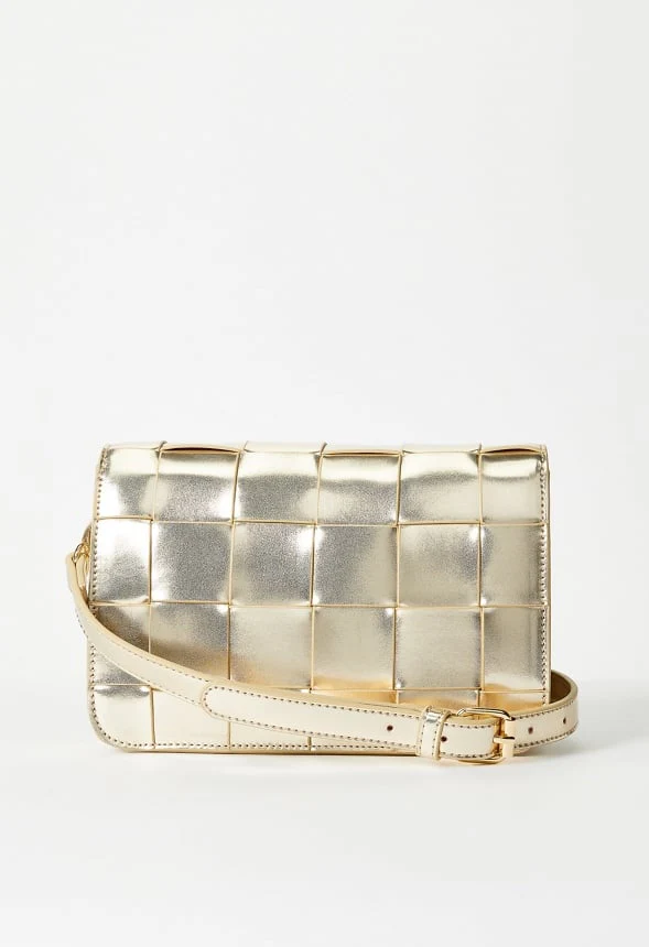 Woven Flap Crossbody - Image 3