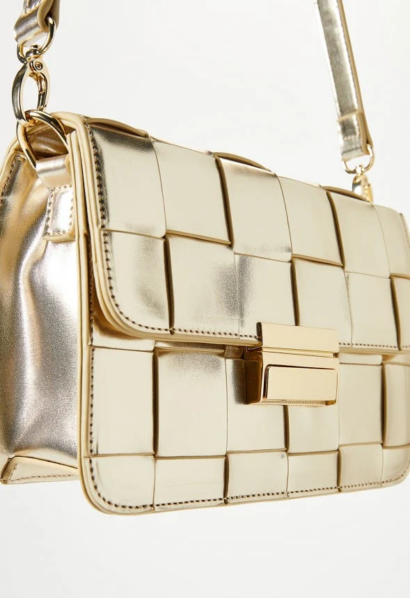 Woven Flap Crossbody - Image 5