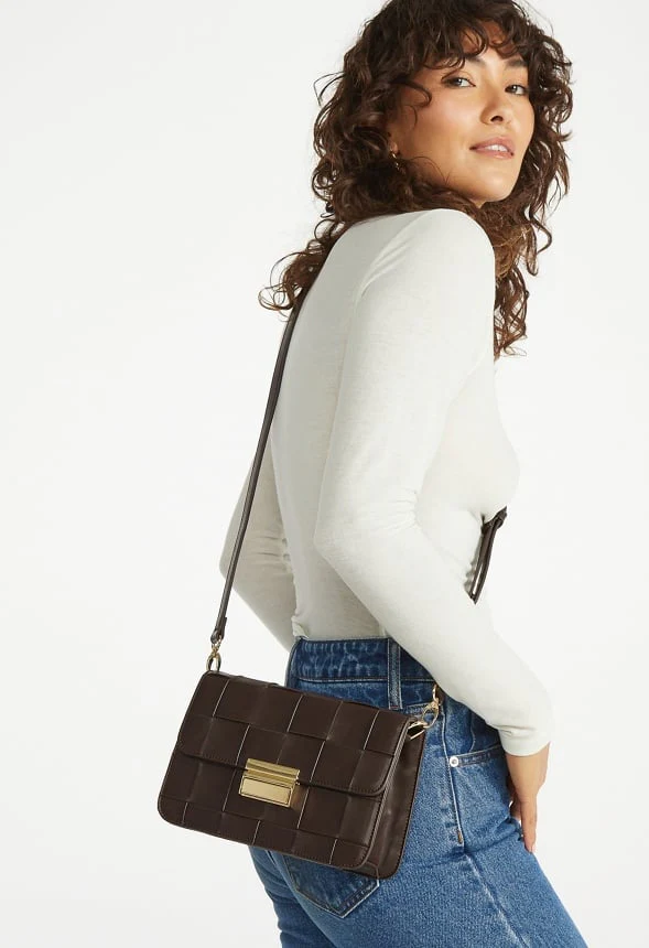 Woven Flap Crossbody - Image 2