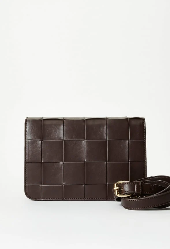 Woven Flap Crossbody - Image 3