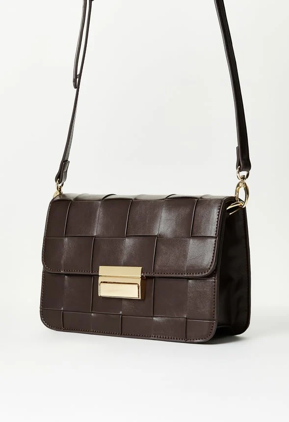 Woven Flap Crossbody - Image 4