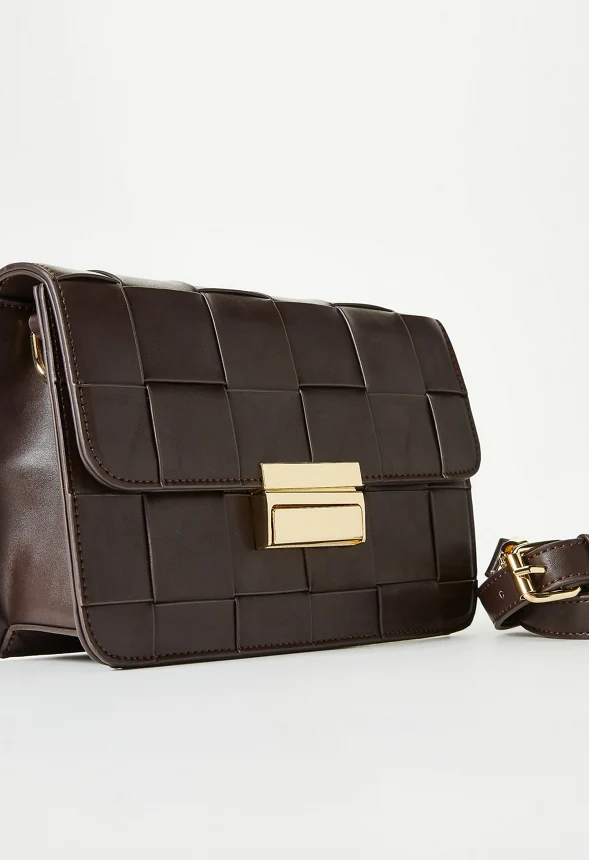 Woven Flap Crossbody - Image 5