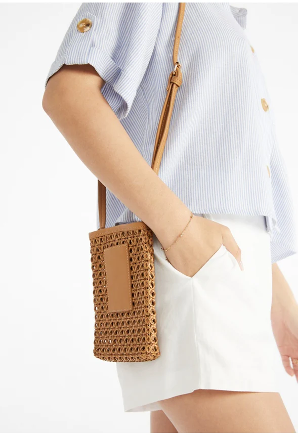 Woven Phone Crossbody - Image 2