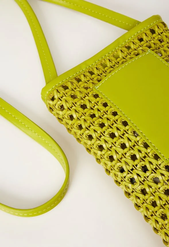 Woven Phone Crossbody - Image 5