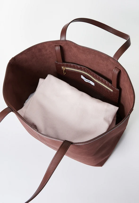 Woven Pocket Tote - Image 6