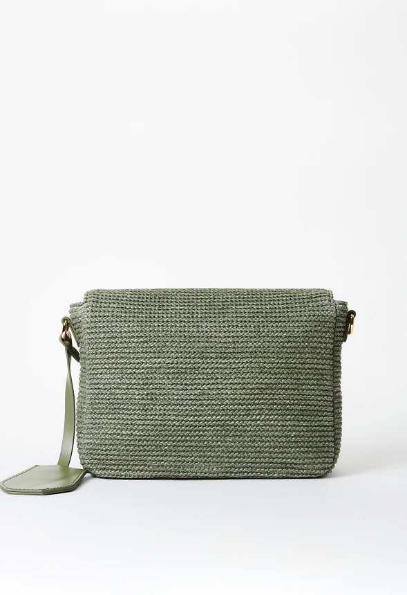 Woven Raffia Crossbody - Image 3