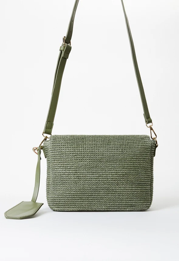 Woven Raffia Crossbody - Image 4