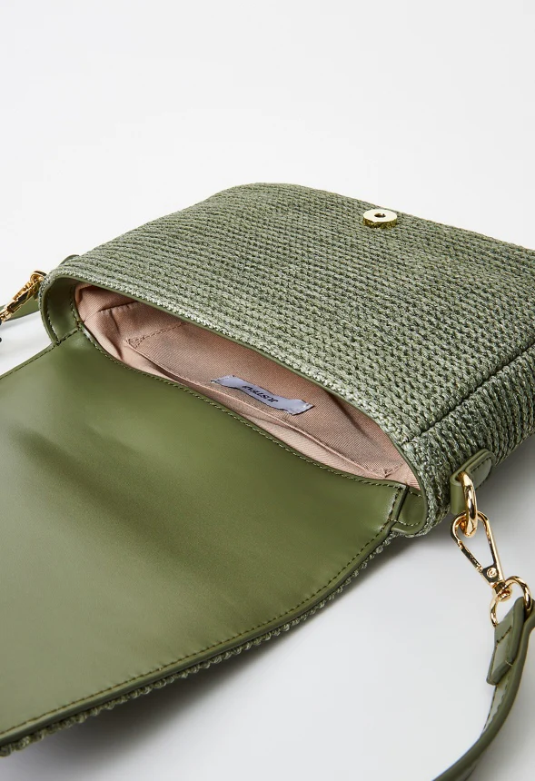 Woven Raffia Crossbody - Image 6