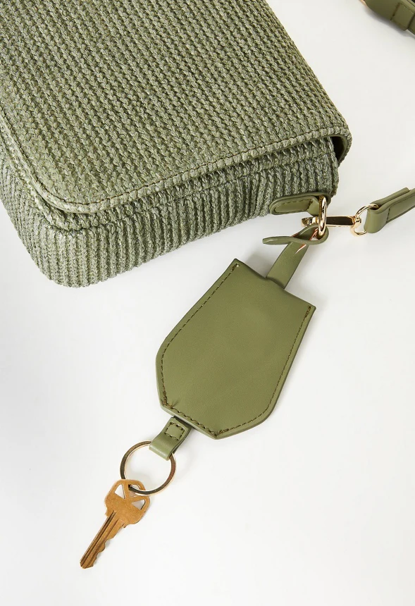 Woven Raffia Crossbody - Image 7