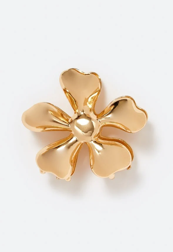 Yola Metal Flower Hair Claw - Image 2
