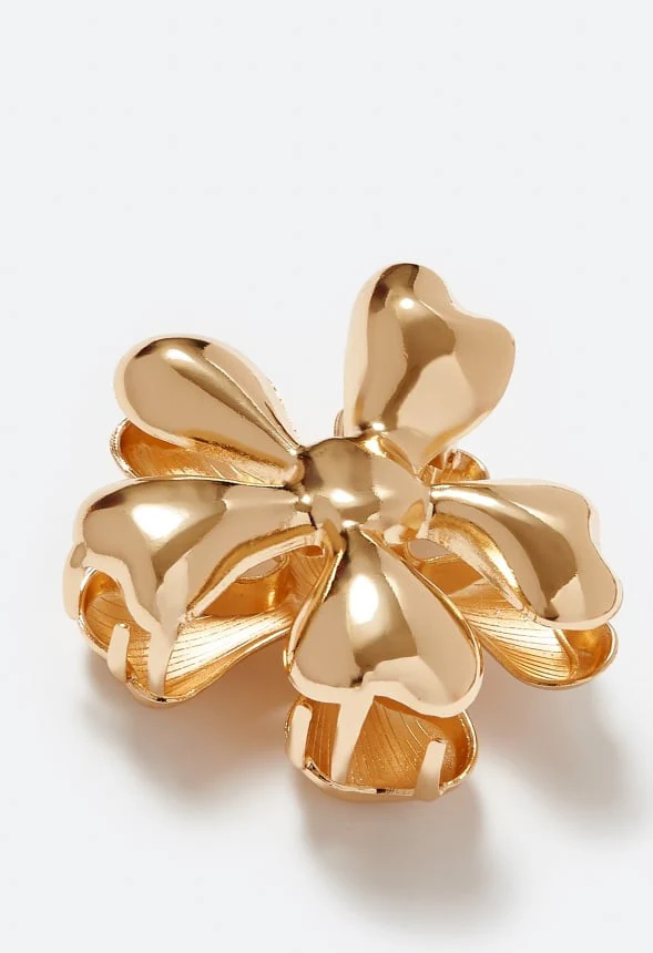 Yola Metal Flower Hair Claw - Image 3