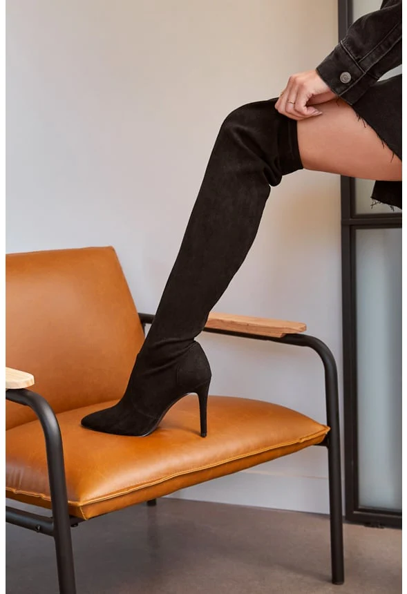 Ysabel Over-The-Knee Stiletto Boot - Image 9