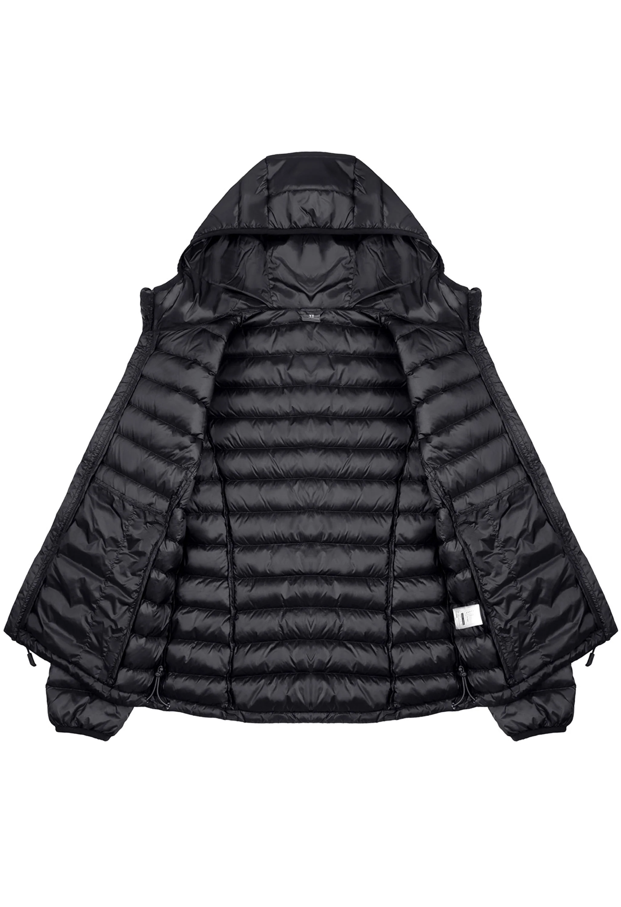 Women's Winter Black Regular Fit Short Lightweight Windproof Down Jacket - Image 5