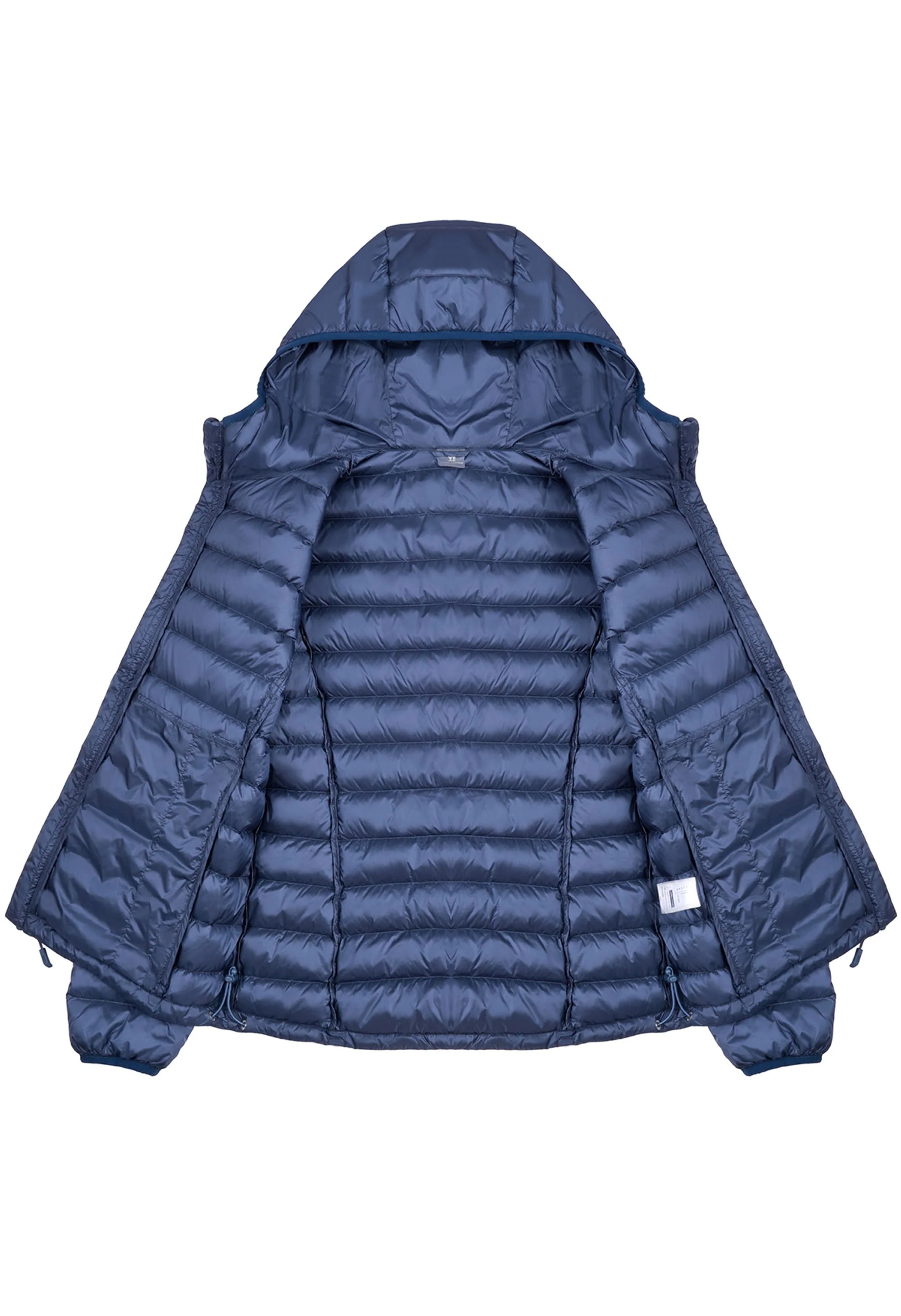 Women's Winter Blue Regular Fit Short Lightweight Windproof Down Jacket - Image 4