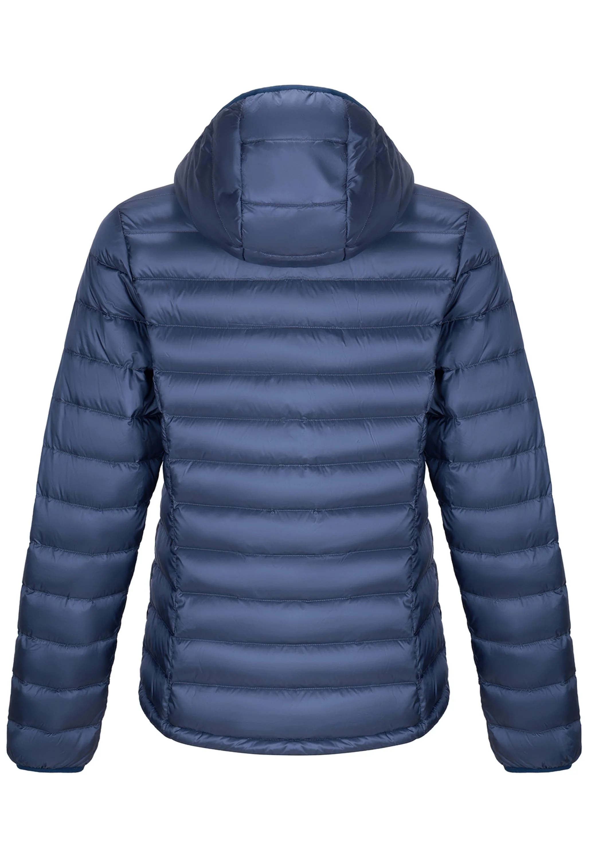 Women's Winter Blue Regular Fit Short Lightweight Windproof Down Jacket - Image 5