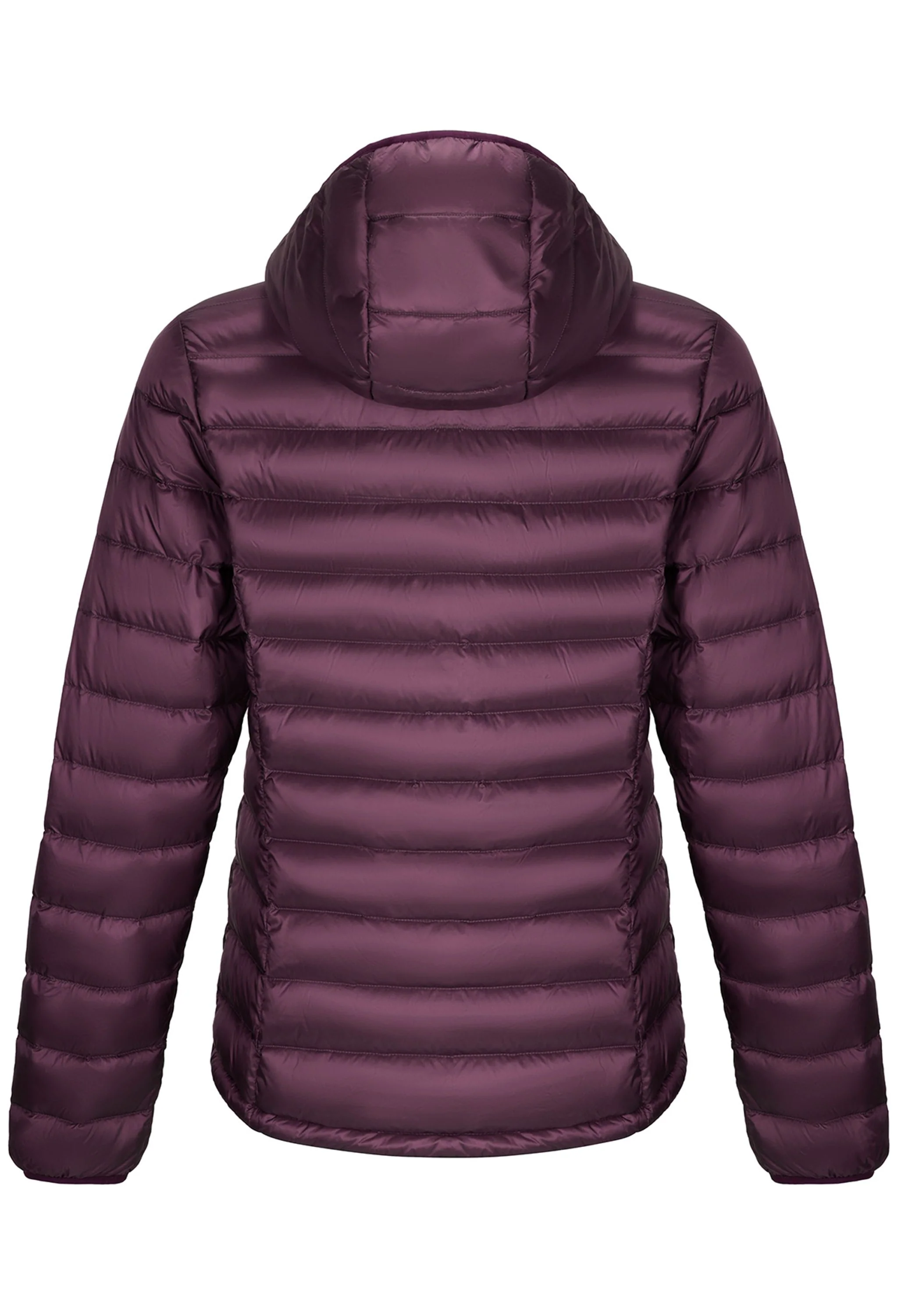 Women's Winter Purple Regular Fit Short Lightweight Windproof Down Jacket - Image 5