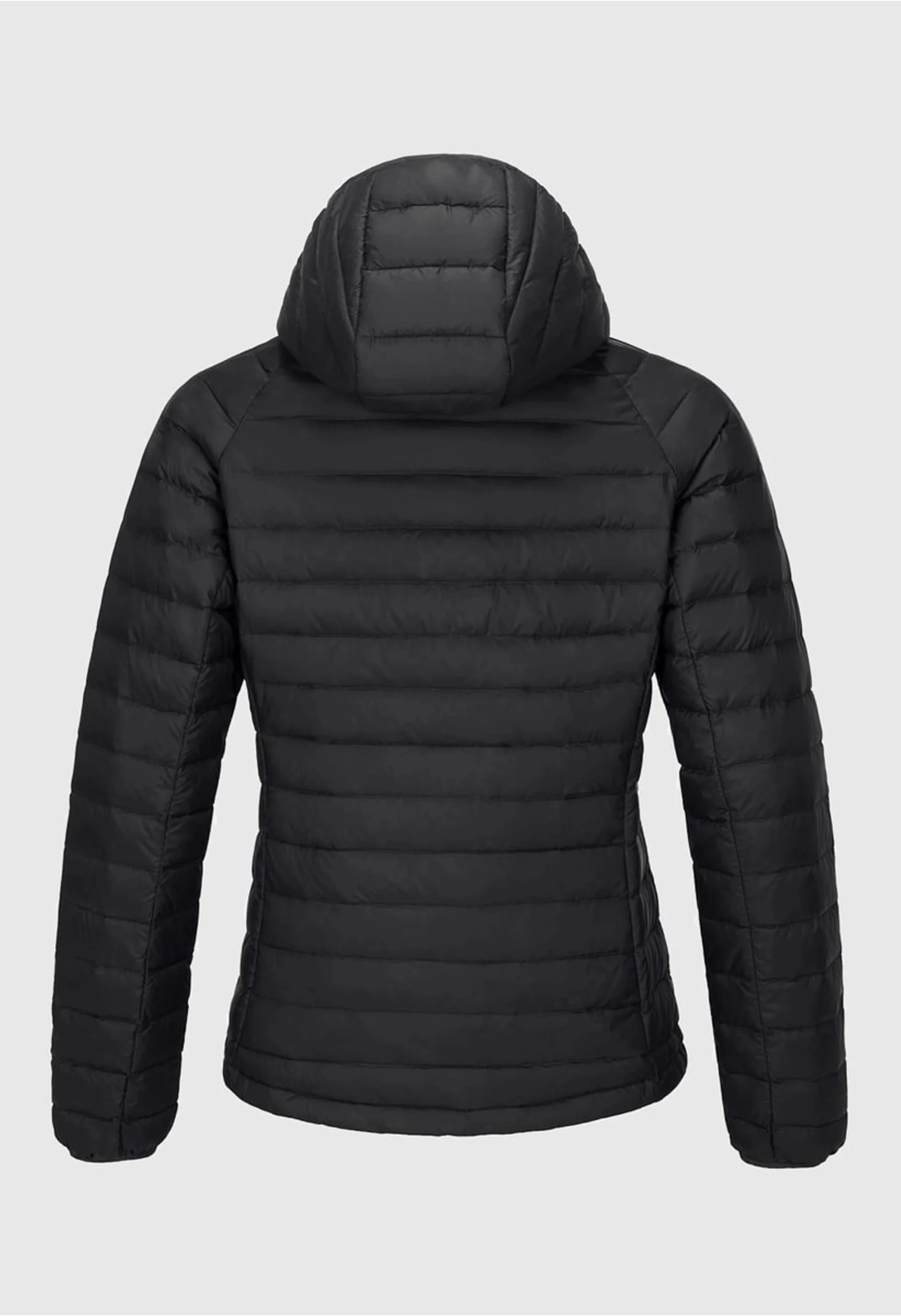 Women's Winter Black Regular Fit Short Lightweight Windproof Down Jacket - Image 4
