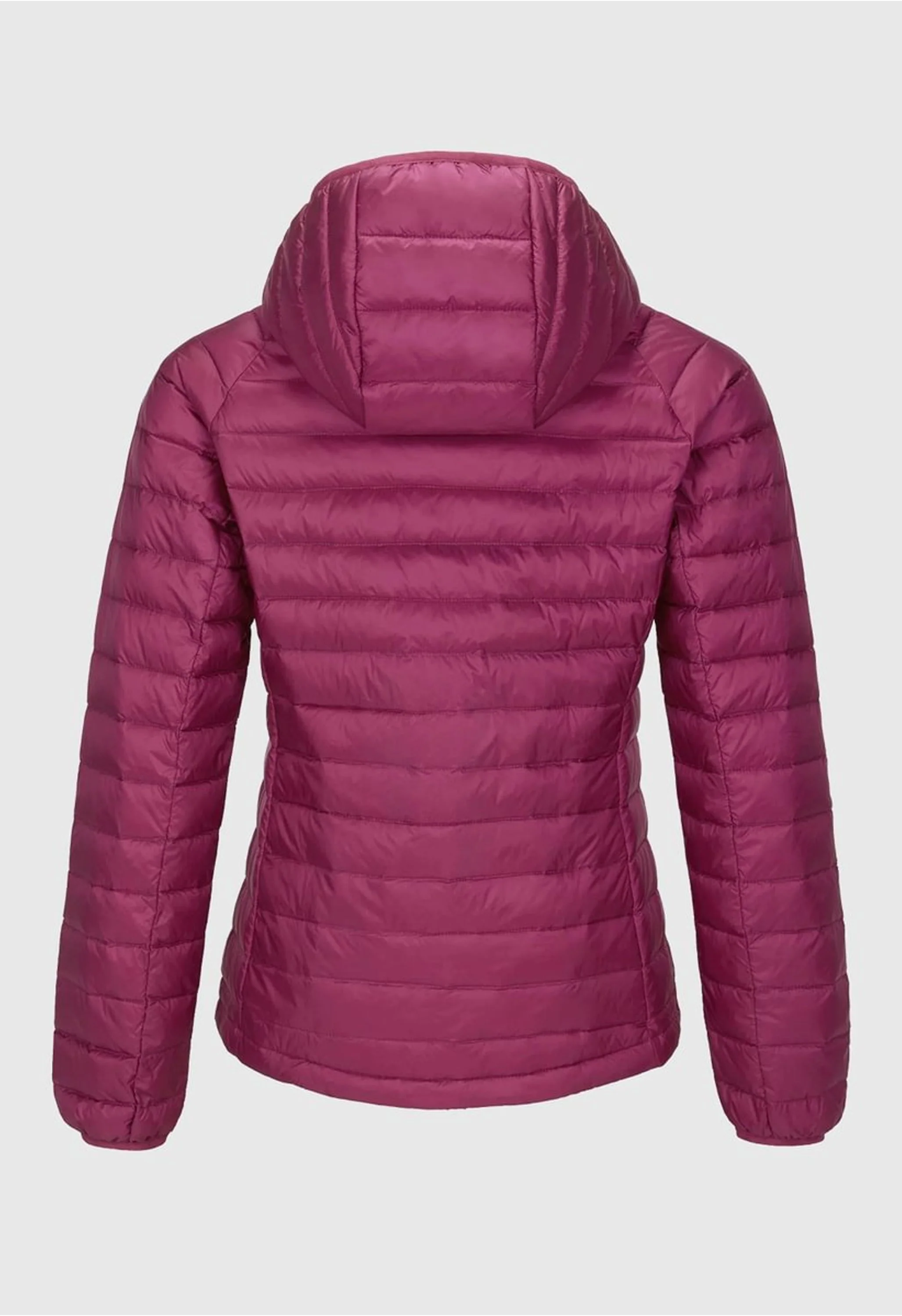Women's Winter Purple Regular Fit Short Lightweight Windproof Down Jacket - Image 3