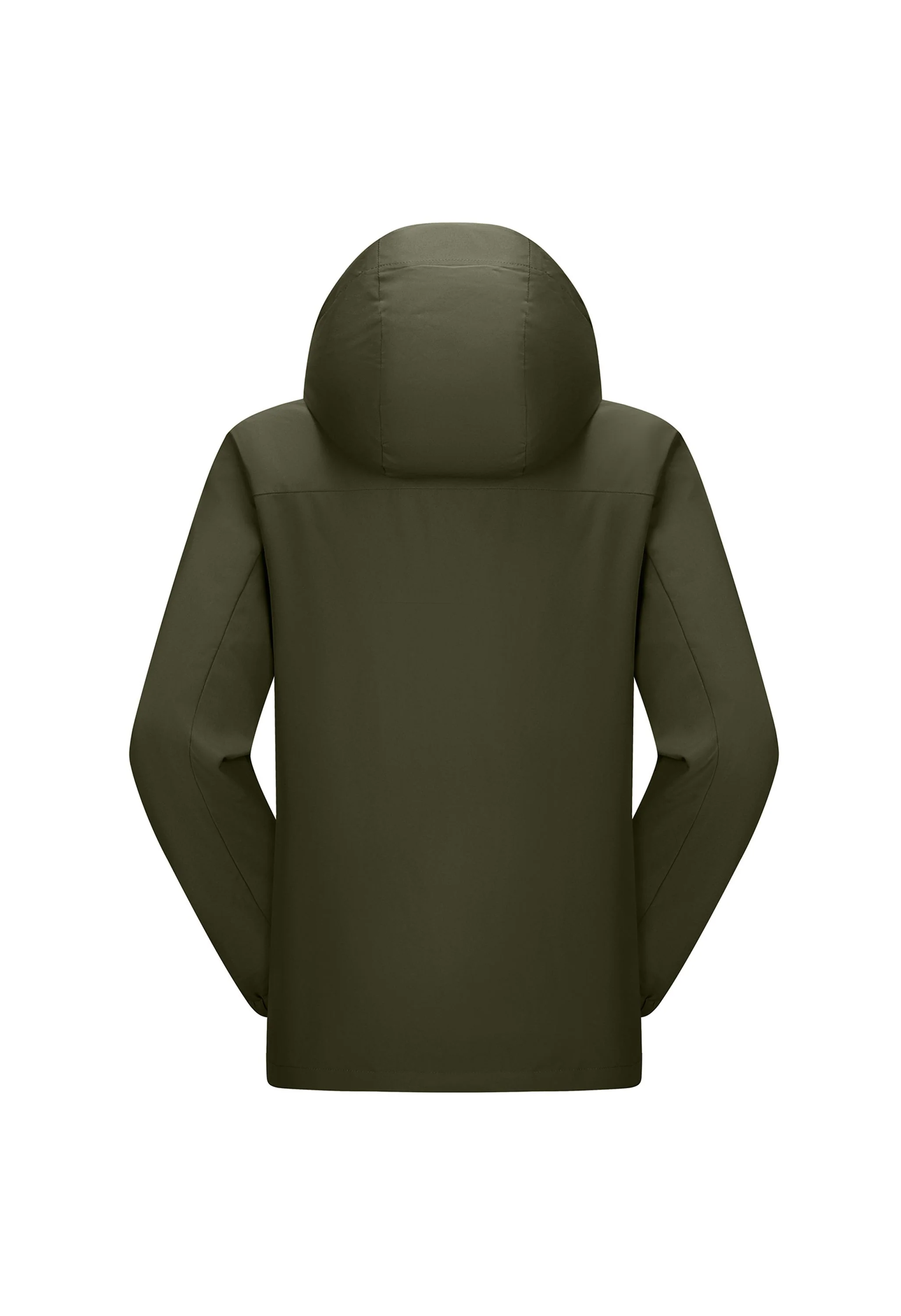 Men's Ski Green Regular Fit Short Waterproof Windproof 3in1 Jacket - Image 4