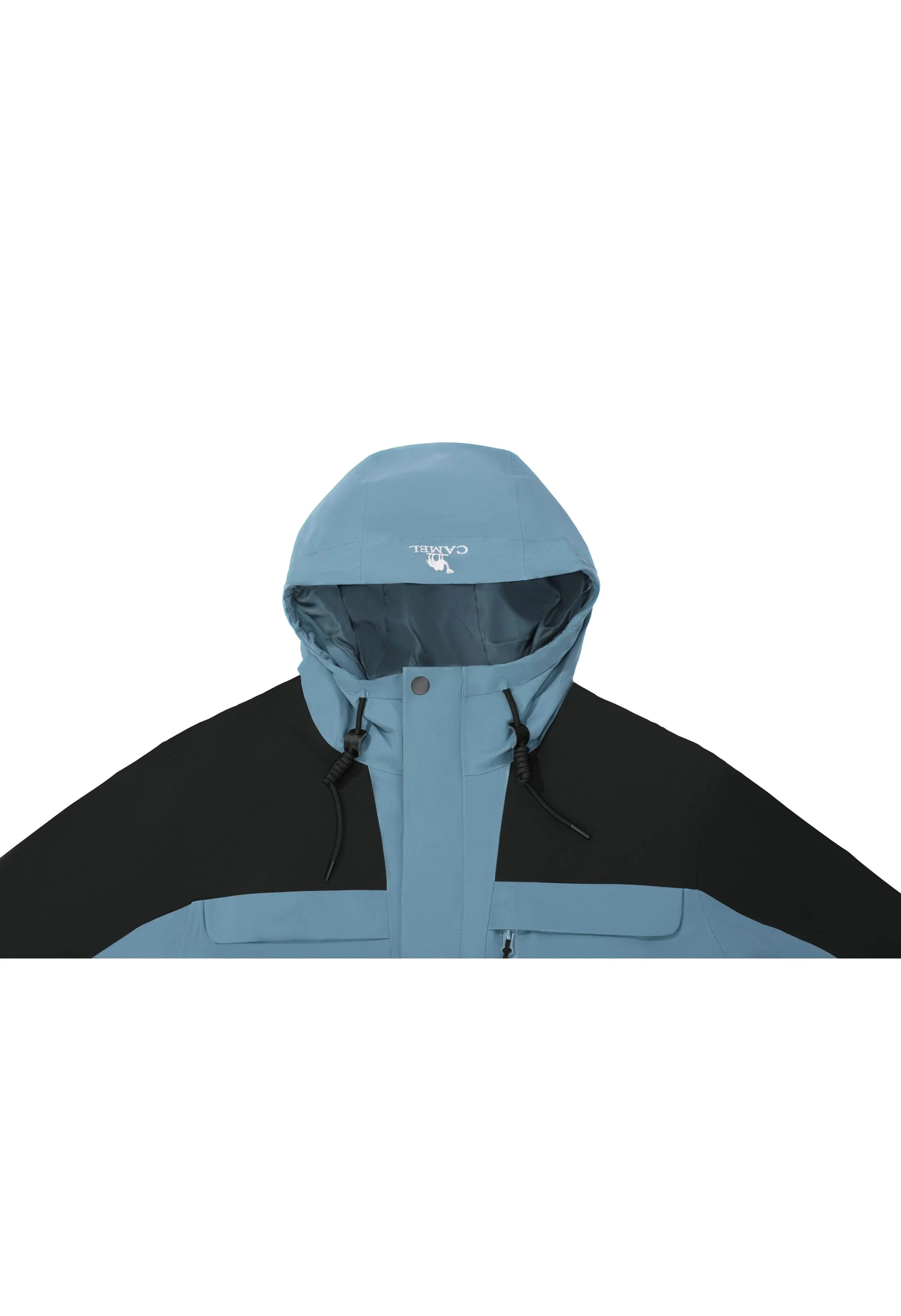 Men's Ski Blue Regular Fit Short Waterproof Windproof 3in1 Jacket - Image 4