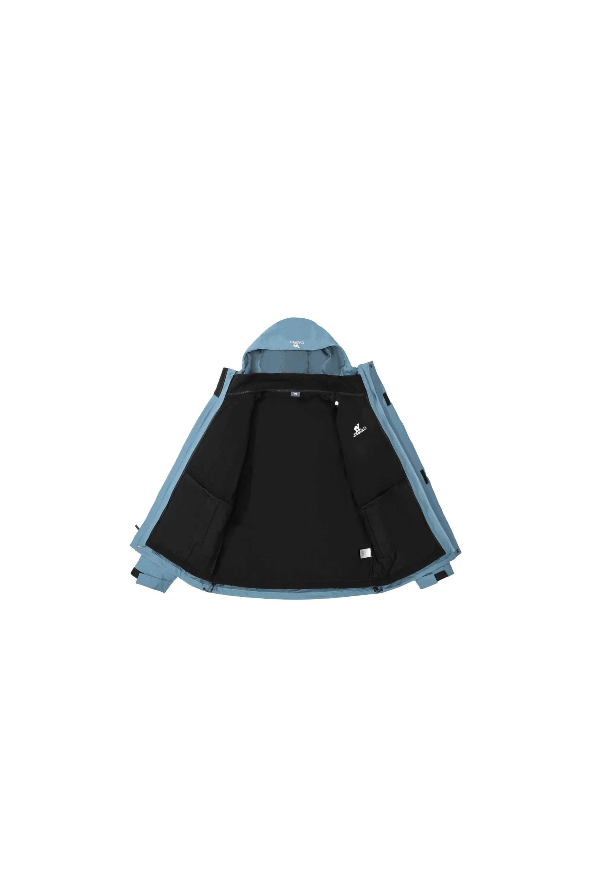 Men's Ski Blue Regular Fit Short Waterproof Windproof 3in1 Jacket - Image 5