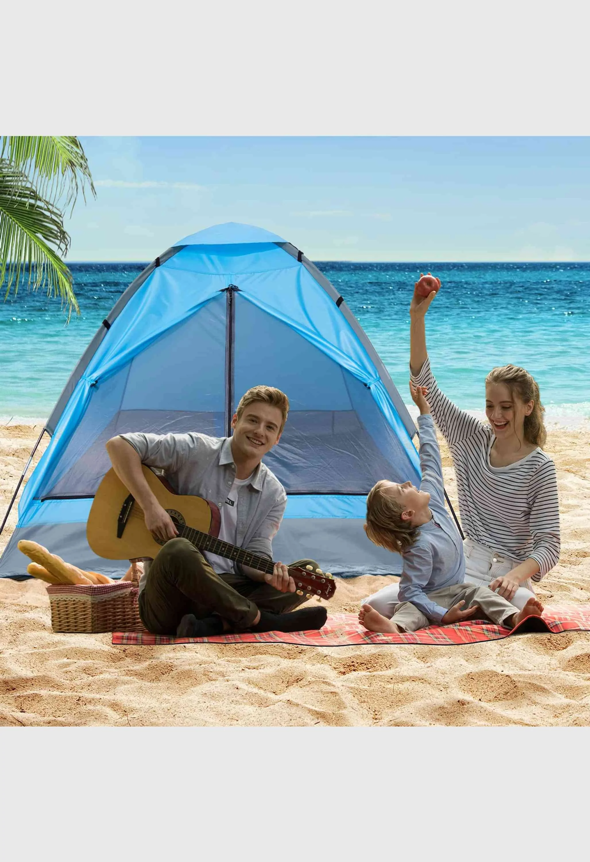 CAMEL CROWN 2 Person Easy Setup Outdoor Tents Water Resistant Lightweight Hiking Traveling Camping Tent - Image 6