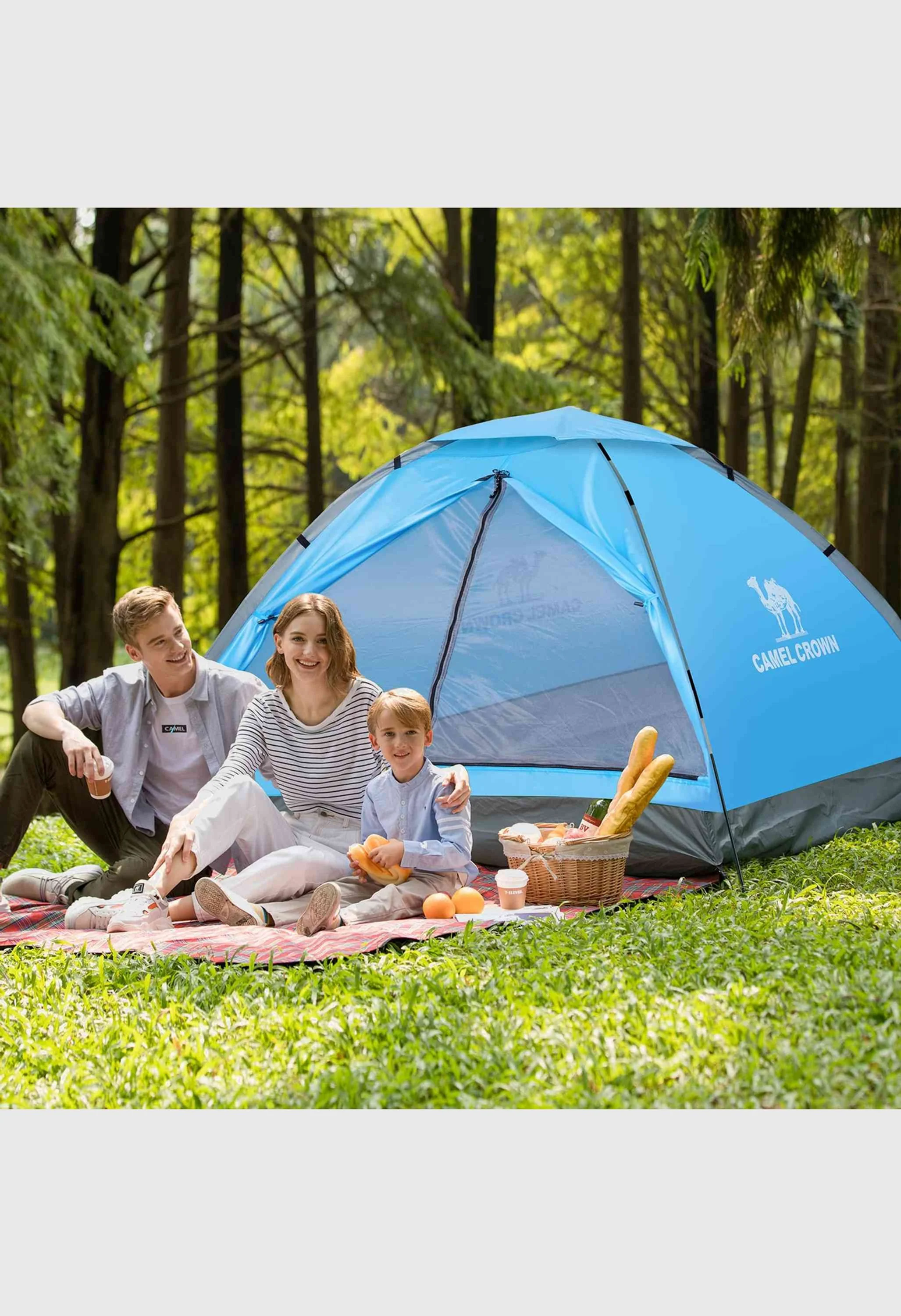 CAMEL CROWN 2 Person Easy Setup Outdoor Tents Water Resistant Lightweight Hiking Traveling Camping Tent - Image 7