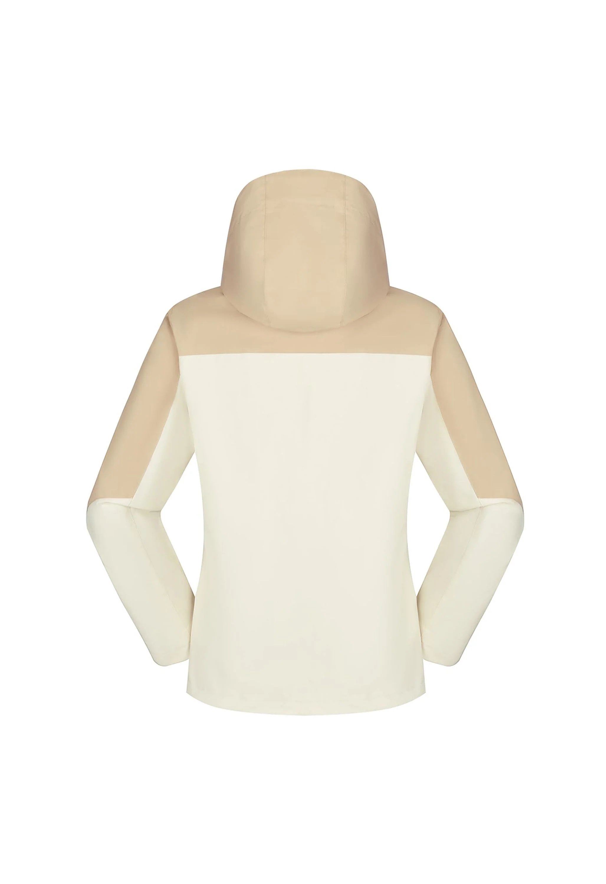 Women's Ski Apricot Regular Fit Short Waterproof Windproof 3in1 Jacket - Image 3