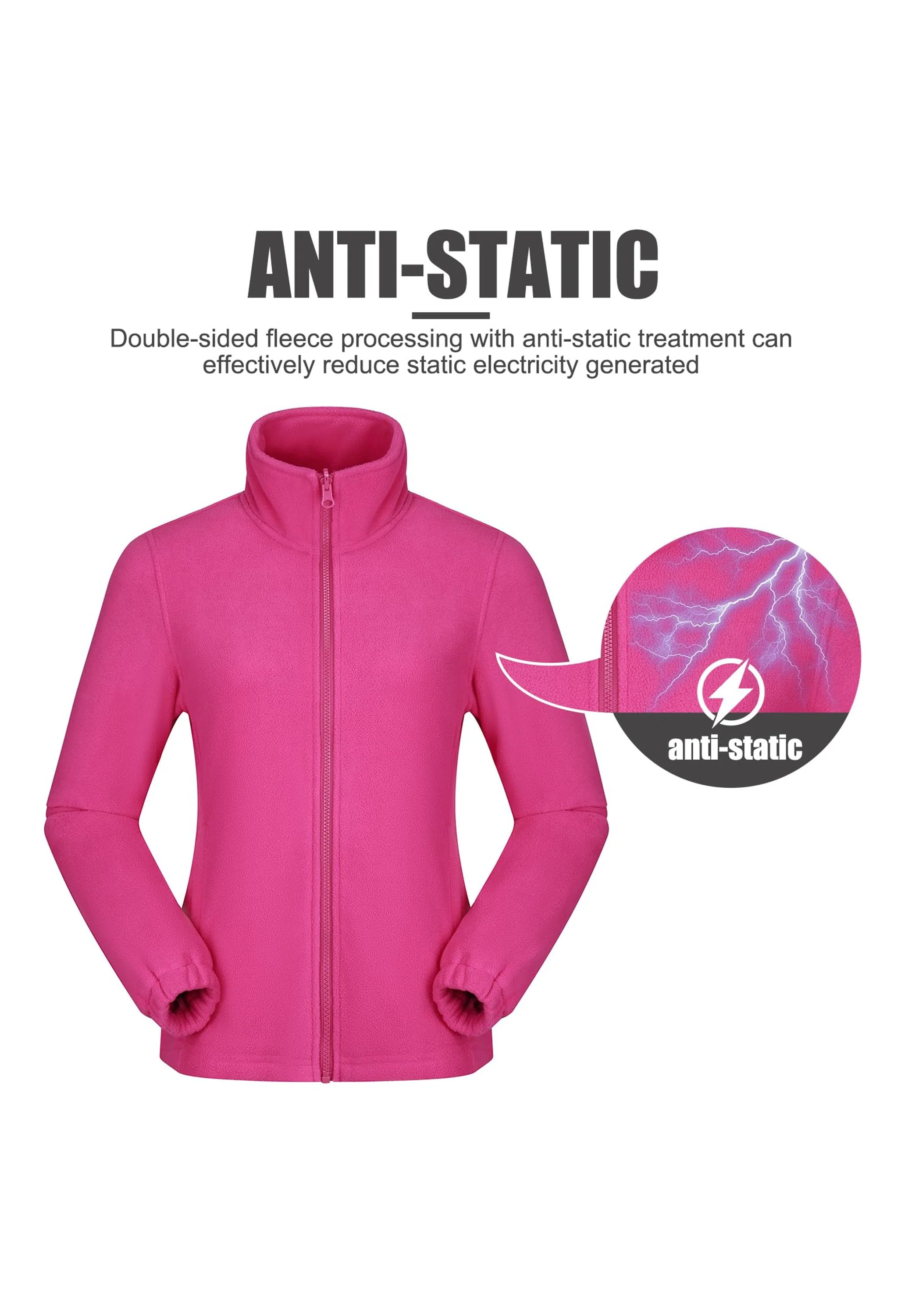 Women's Ski Red Regular Fit Short Waterproof Windproof 3in1 Jacket - Image 5