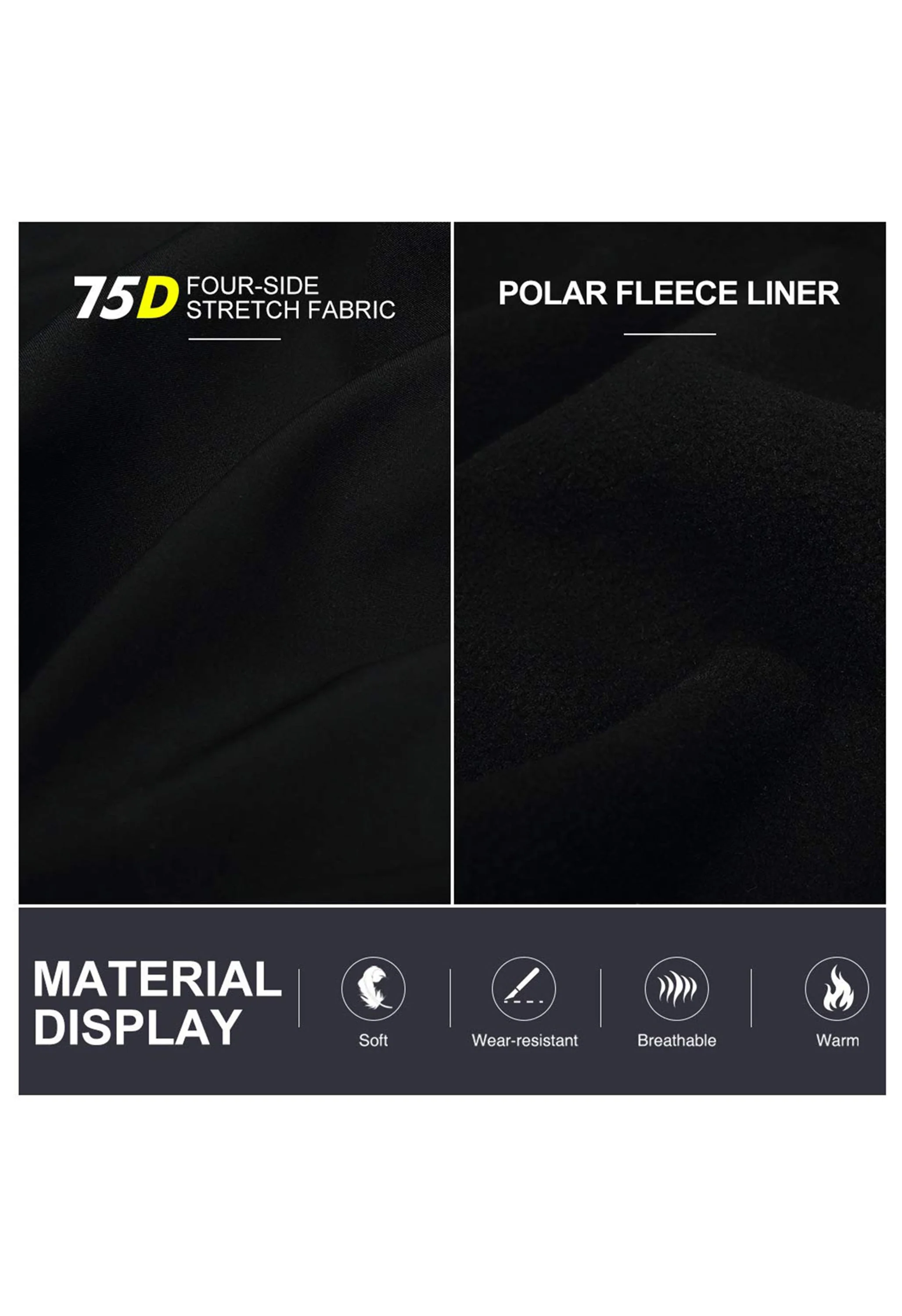 Women's Fall Black Regular Fit Short Lightweight Waterproof Softshell Jackets - Image 5