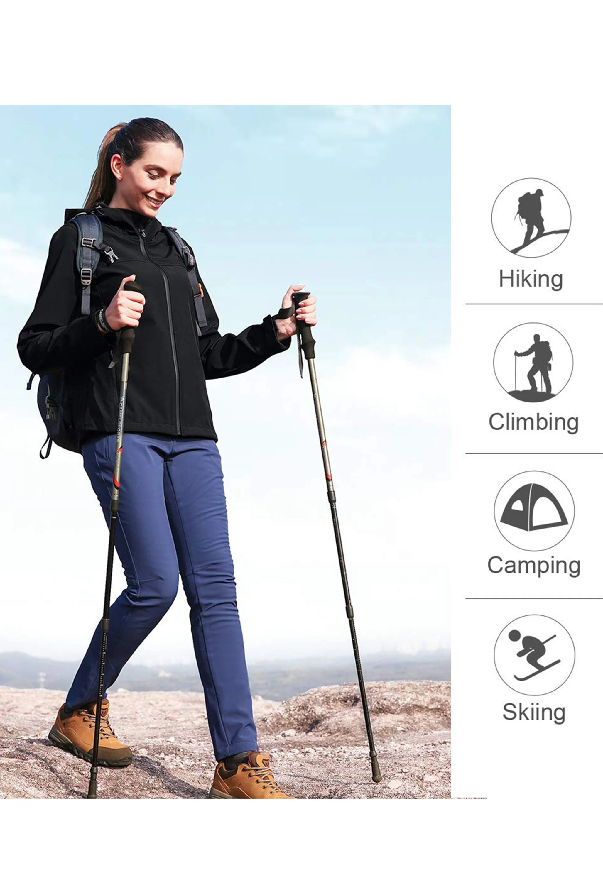 Women's Fall Black Regular Fit Short Lightweight Waterproof Softshell Jackets - Image 6