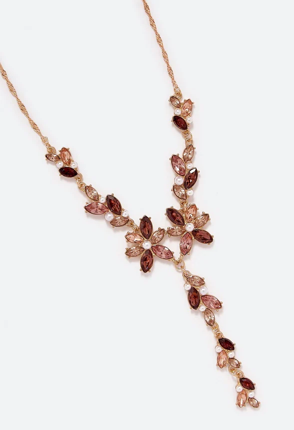 Zariah Tonal Navette Necklace - Image 3