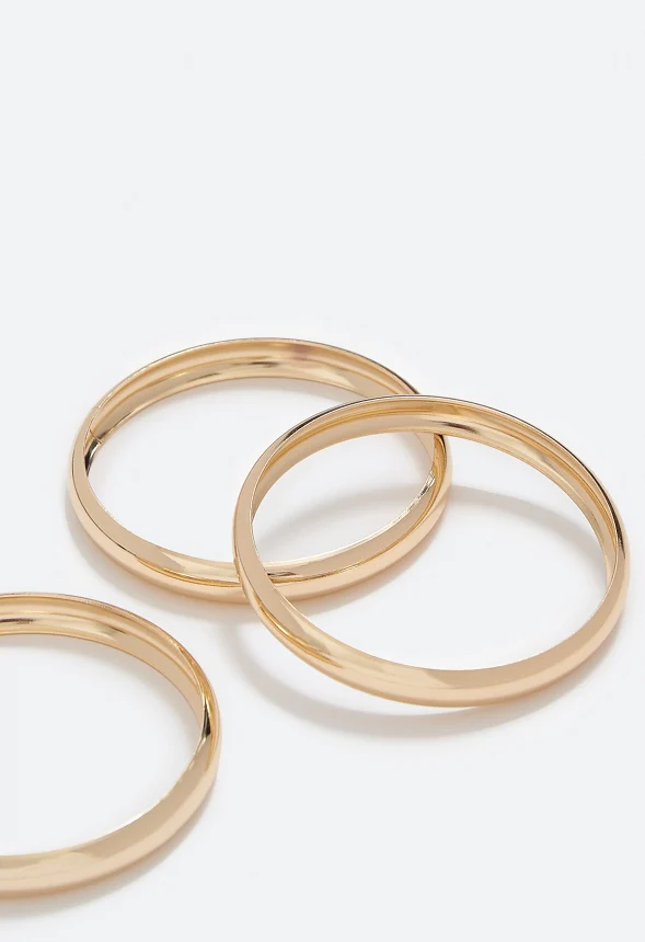 Zayla Smooth Metal Bangle Pack - Image 3