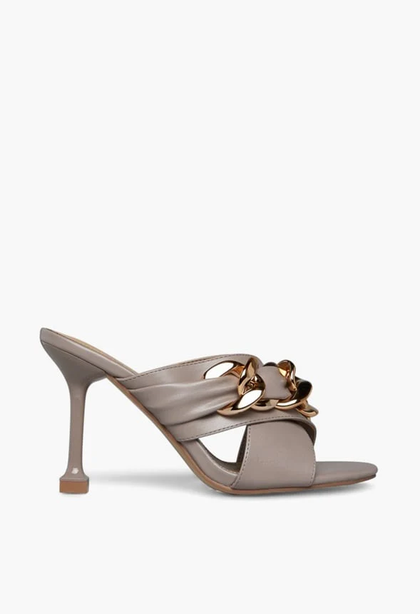 Zena Mule Heeled Sandal - Image 3